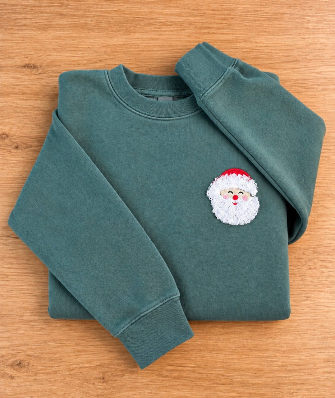 Fringe Santa Pocket Sweatshirt