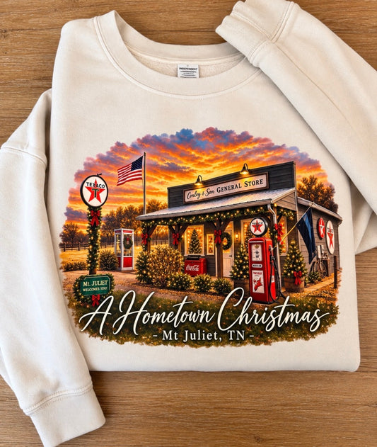 Mt. Juliet, TN Hometown Christmas Crewneck