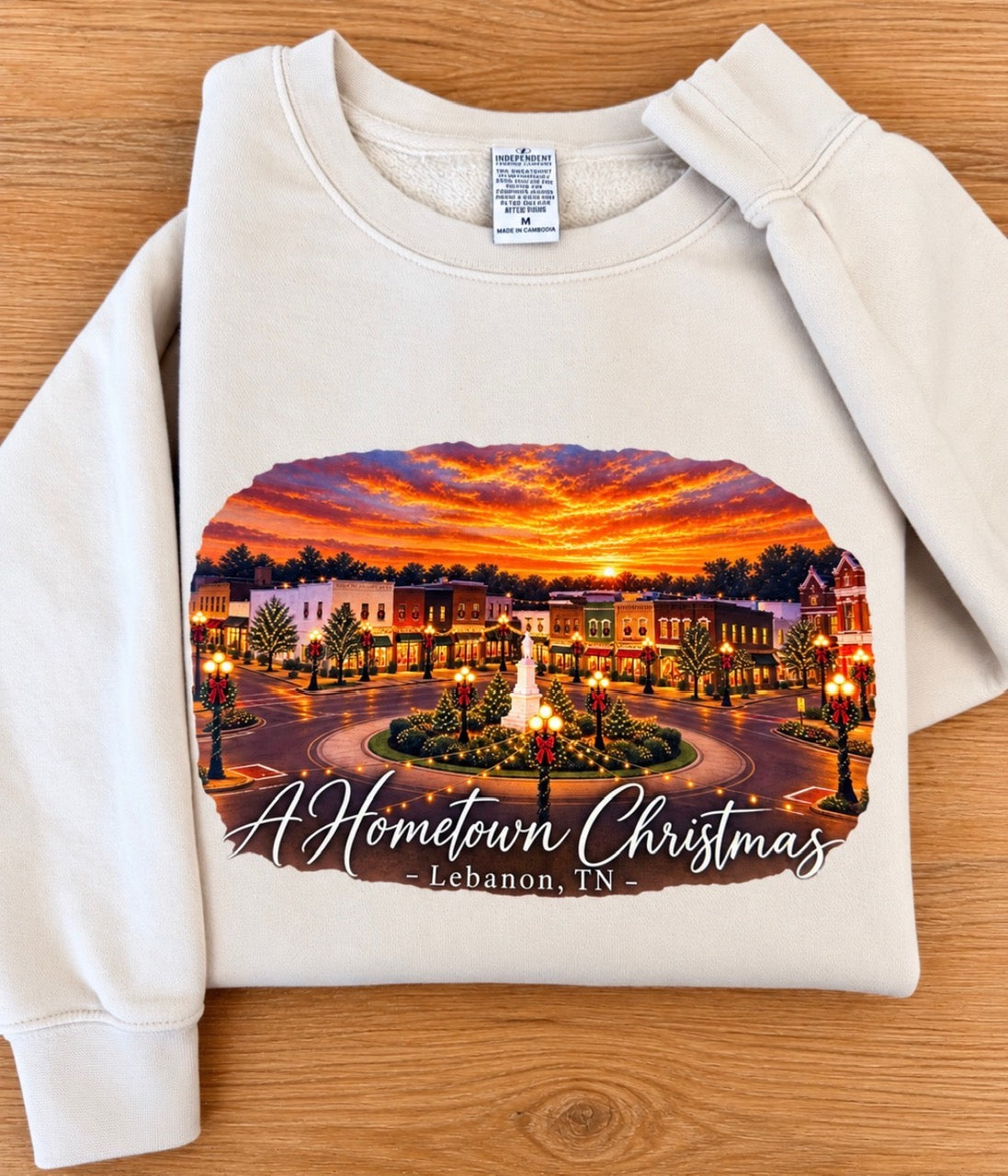 Lebanon, TN Hometown Christmas Crewneck