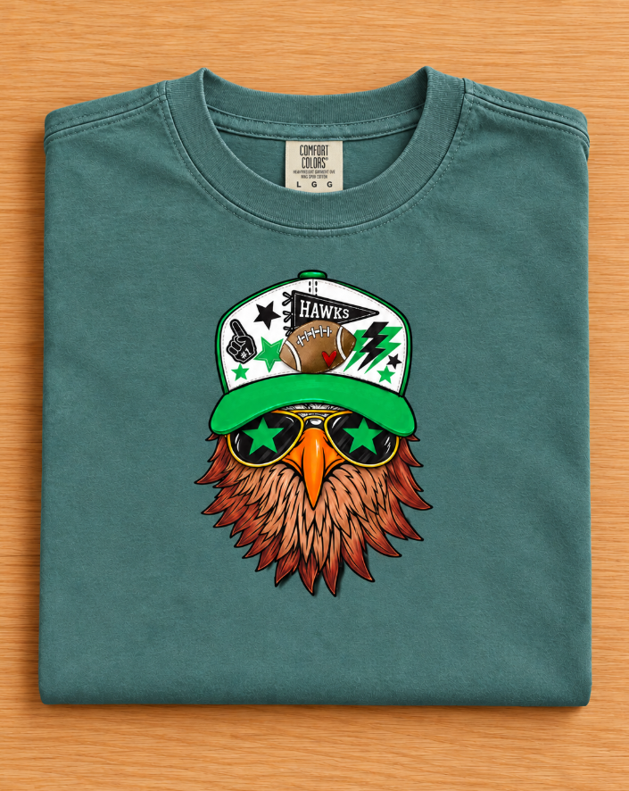 Hawks Game Day Mascot Tee