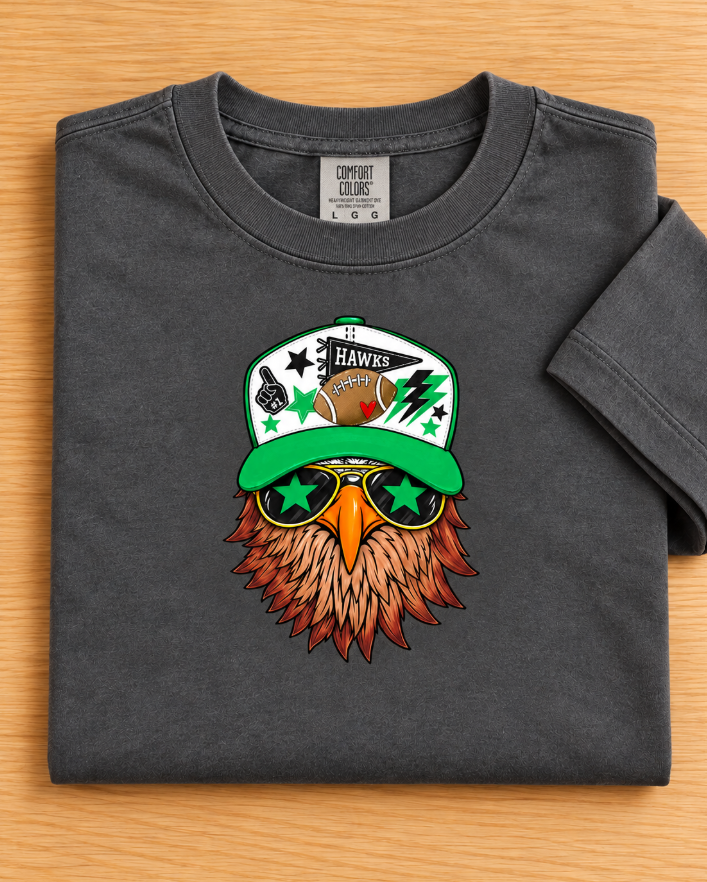 Hawks Game Day Mascot Tee