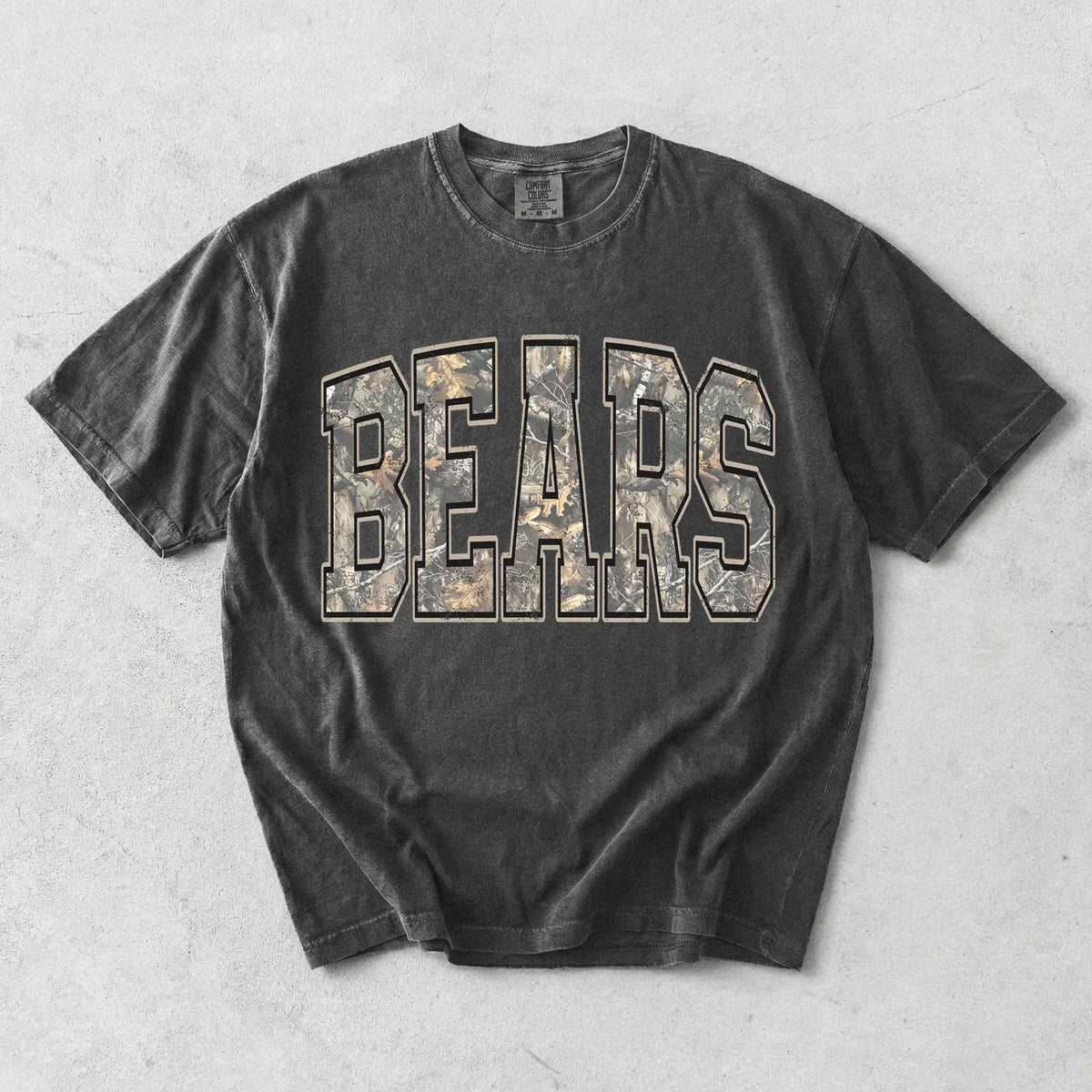 Bears Camo Varsity Tee