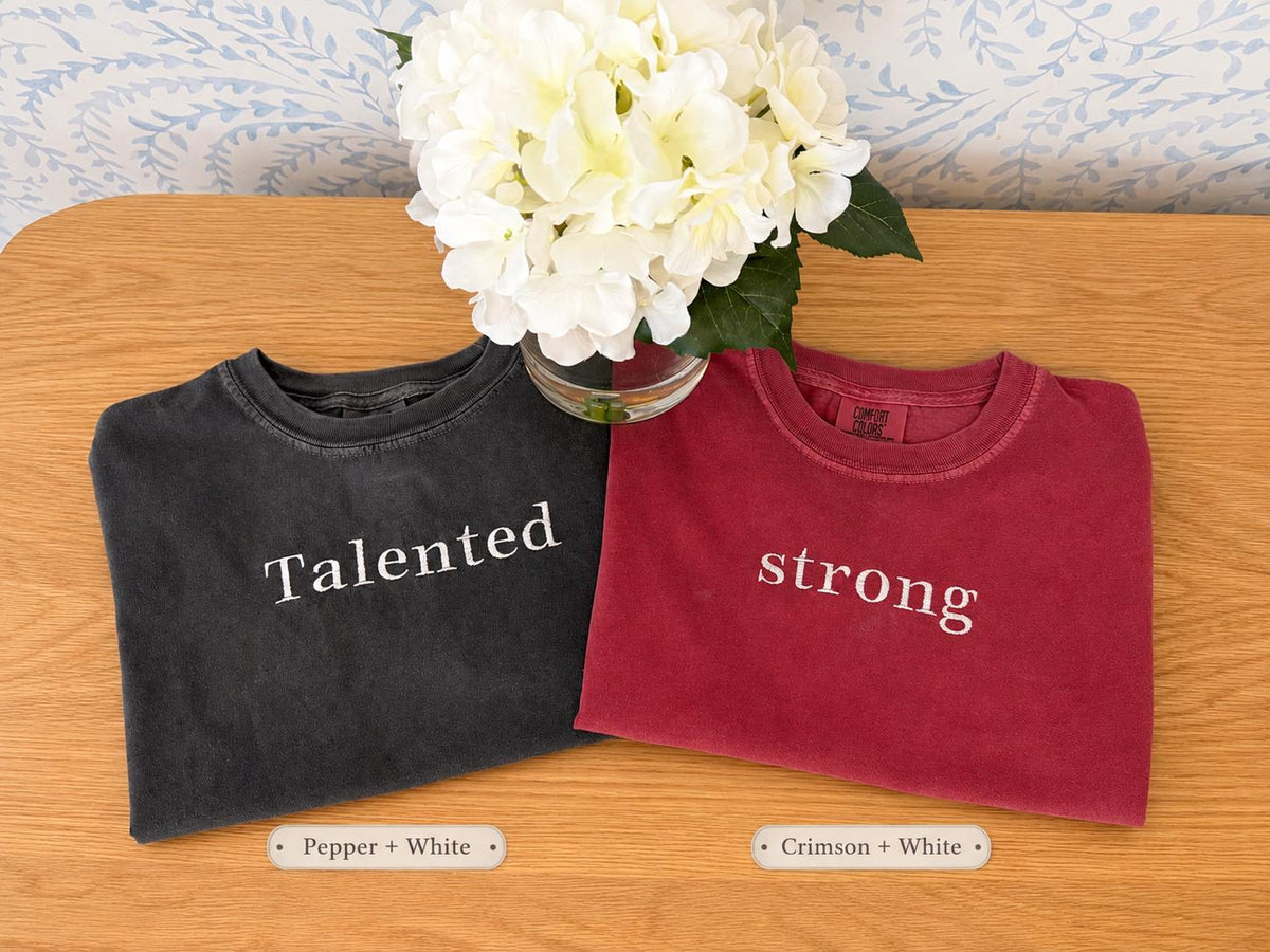 Personalized Youth Embroidered Name Tee
