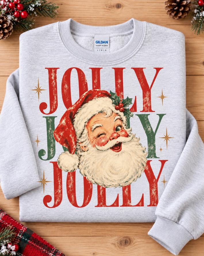 Jolly Santa graphic detail